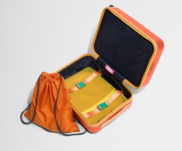 The Kids Carry-On in Poppy Orange