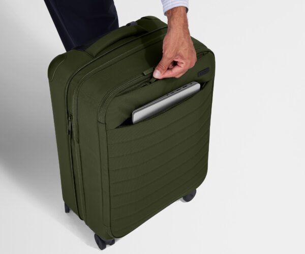 The Softside Bigger Carry-On in Olive Green