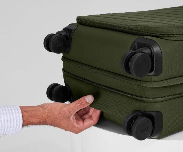 The Softside Bigger Carry-On in Olive Green