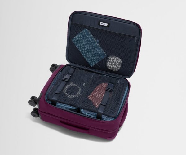 The Softside Carry-On in Plum Purple